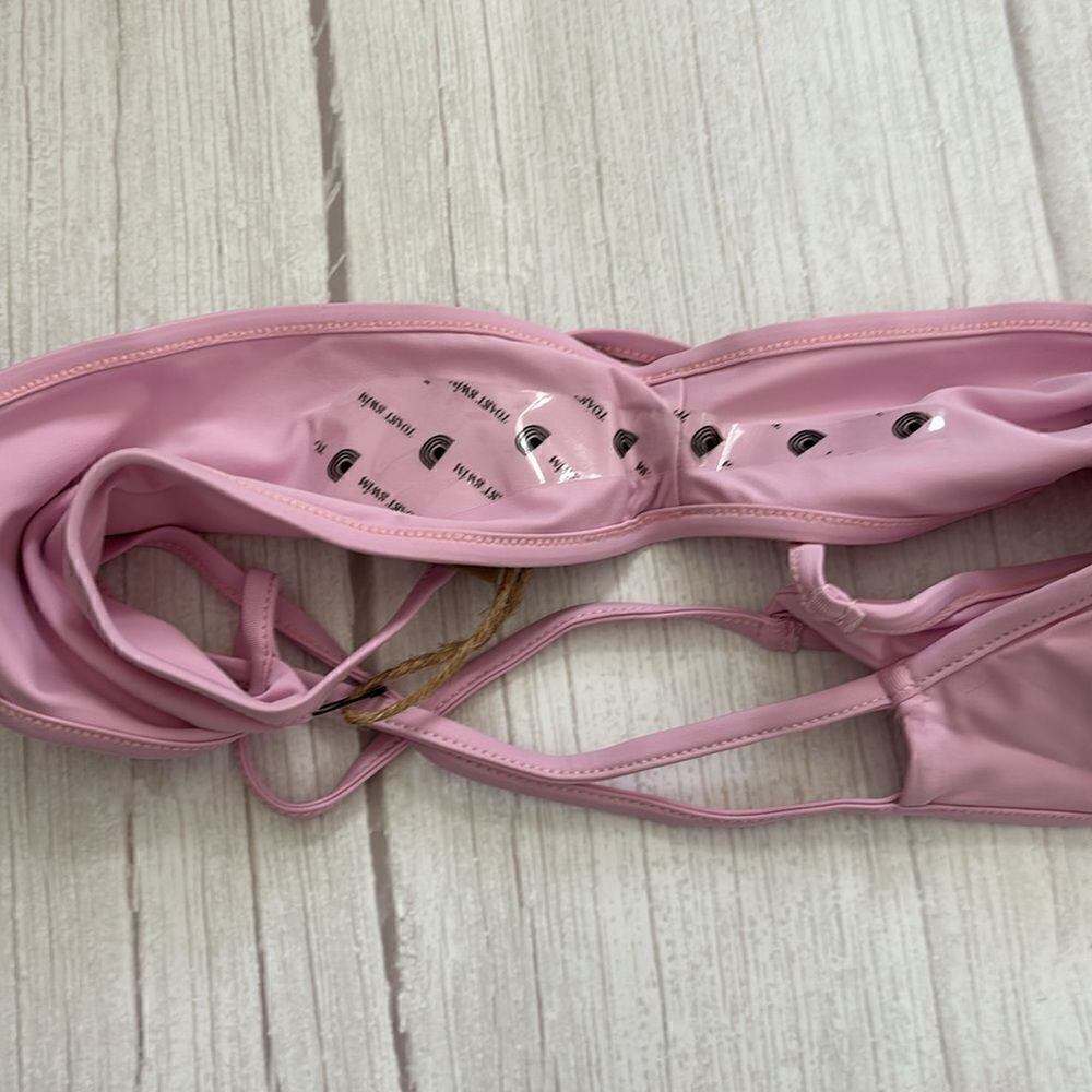 Toast Swim Signature Open Side Bikini Bottom in Pink Lavender - Picture 6 of 7